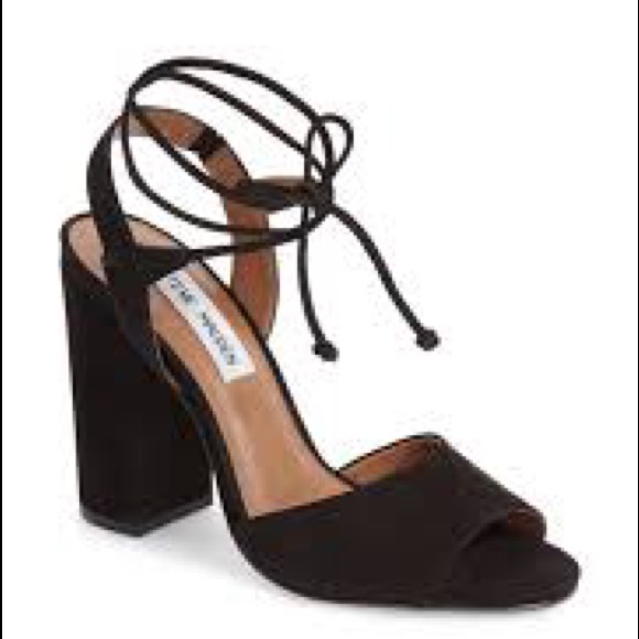 Steve Madden Serrina 4in Block lace up heels size 8 - Picture 7 of 8